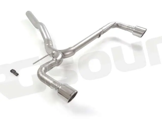 Ragazzon 50.1016.61 Tubo posteriore Gr. N inox sdoppiato con terminali
