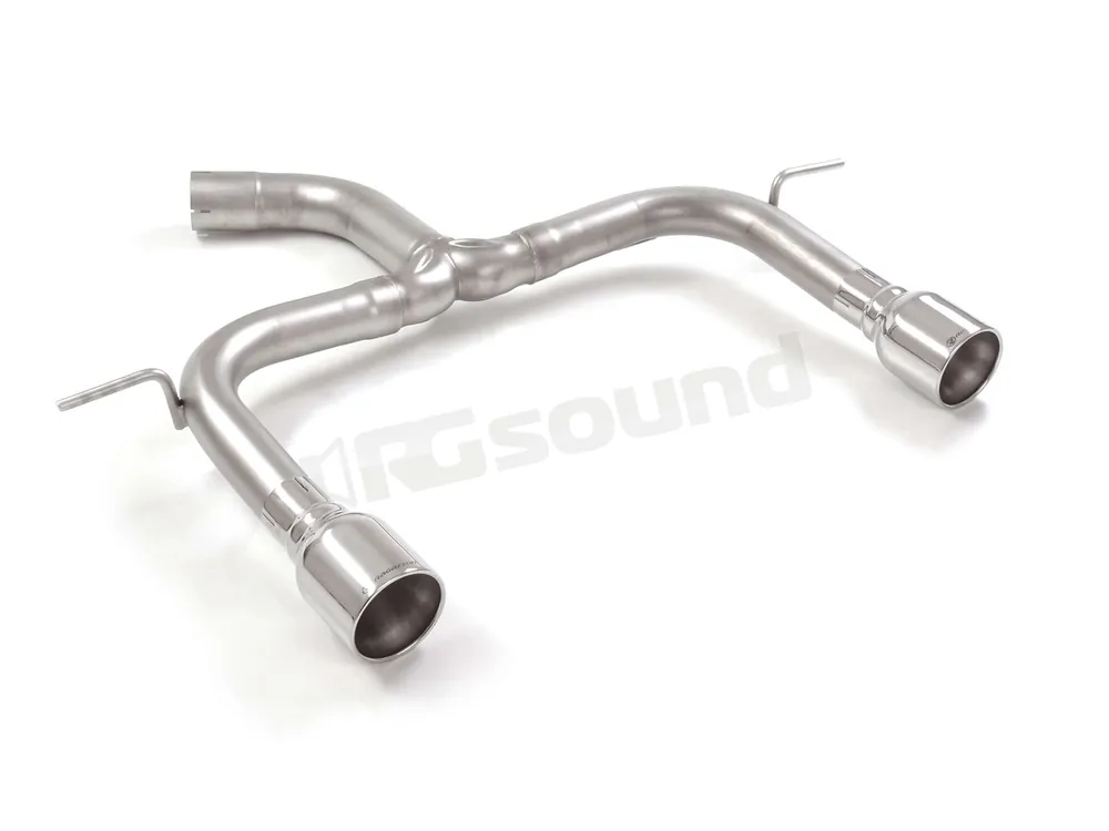 Ragazzon 50.1007.06 Tubo posteriore Gr. N inox sdoppiato con terminali