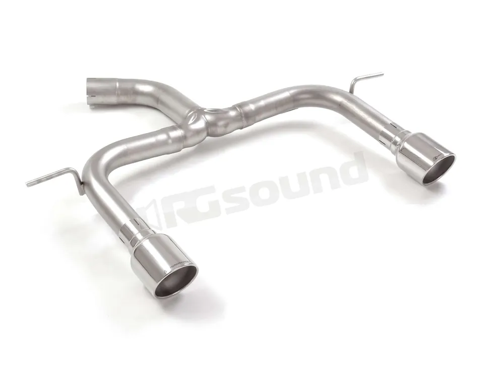 Ragazzon 50.1007.61 Tubo posteriore Gr. N inox sdoppiato con terminali