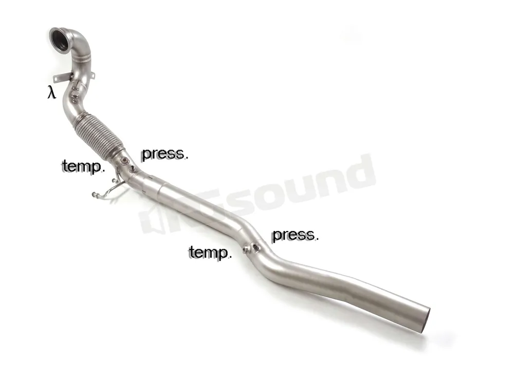 Ragazzon 50.1003.80 Tubo sostituzione catalizzatore per Audi Marmitt