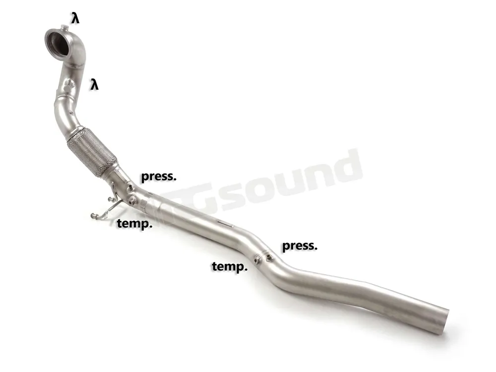 Ragazzon 50.0949.80 Tubo sostituzione catalizzatore Gr.N inox per Audi