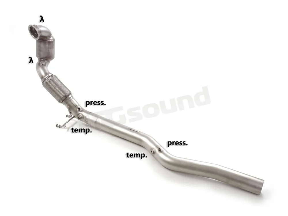 Ragazzon 50.0948.80 Catalizzatore metallico 200cpsi Gr.N inox per Aud