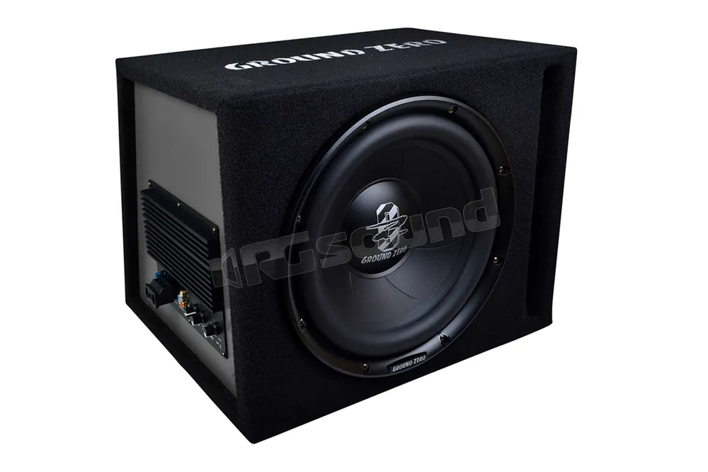 Ground Zero GZIB 30BR-ACT subwoofer 30cm amplificato in cassa reflex,