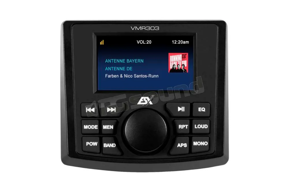 ESX VMR303 radio nautica con Bluetooth e DAB+ integrato Sorgenti per