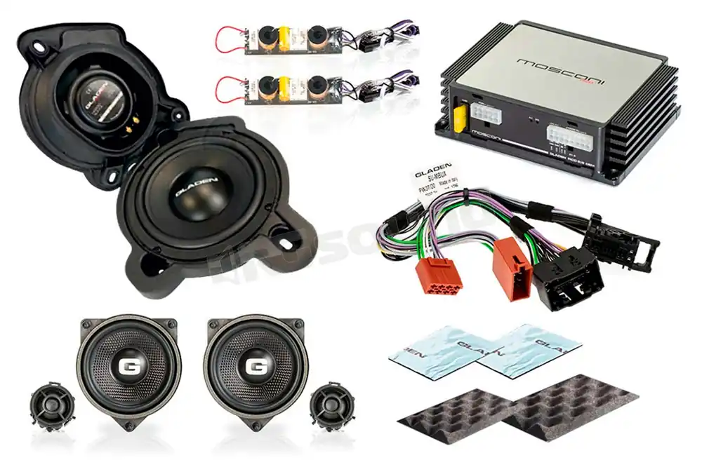 Mosconi SU-MB-206-BASIC Kit altoparlanti a 3 vie con amplificatore DSP