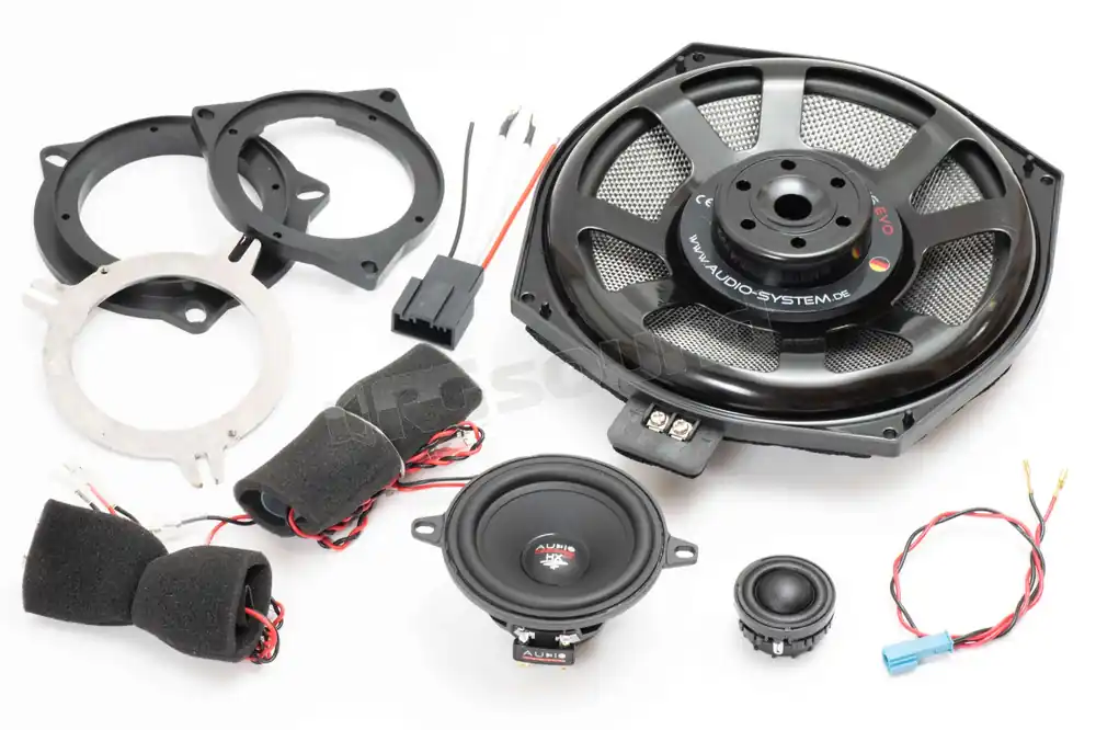 Audio System HXFIT BMW UNI EVO 3 sistema audio anteriore parzialmente