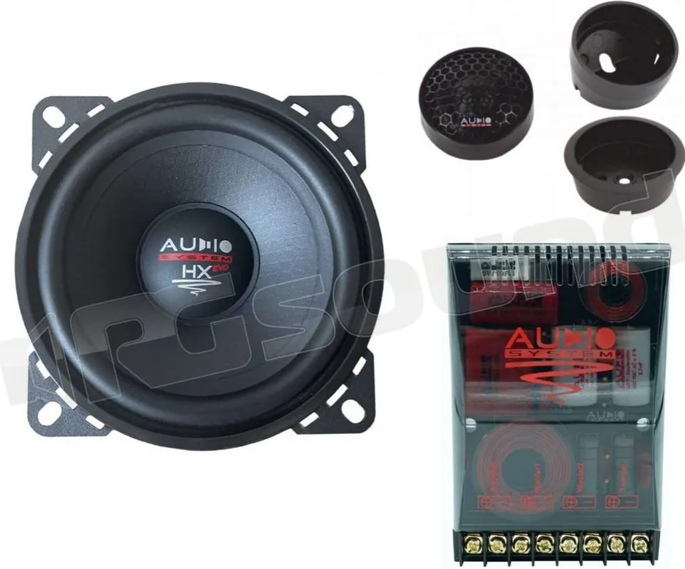 Audio System HX 100 SQ EVO 3 Kit 2 vie 100mm serie HX Sistemi altopa