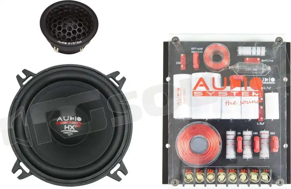 Audio System HX 100 DUST EVO 3 Kit 2 vie 100mm serie HX Sistemi alto
