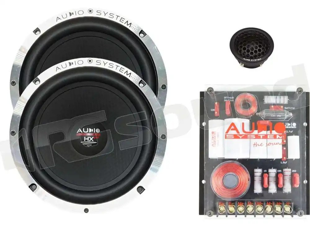 Audio System HX 165 DUST-4 EVO 2 Kit 3 vie 165mm serie HX Sistemi al