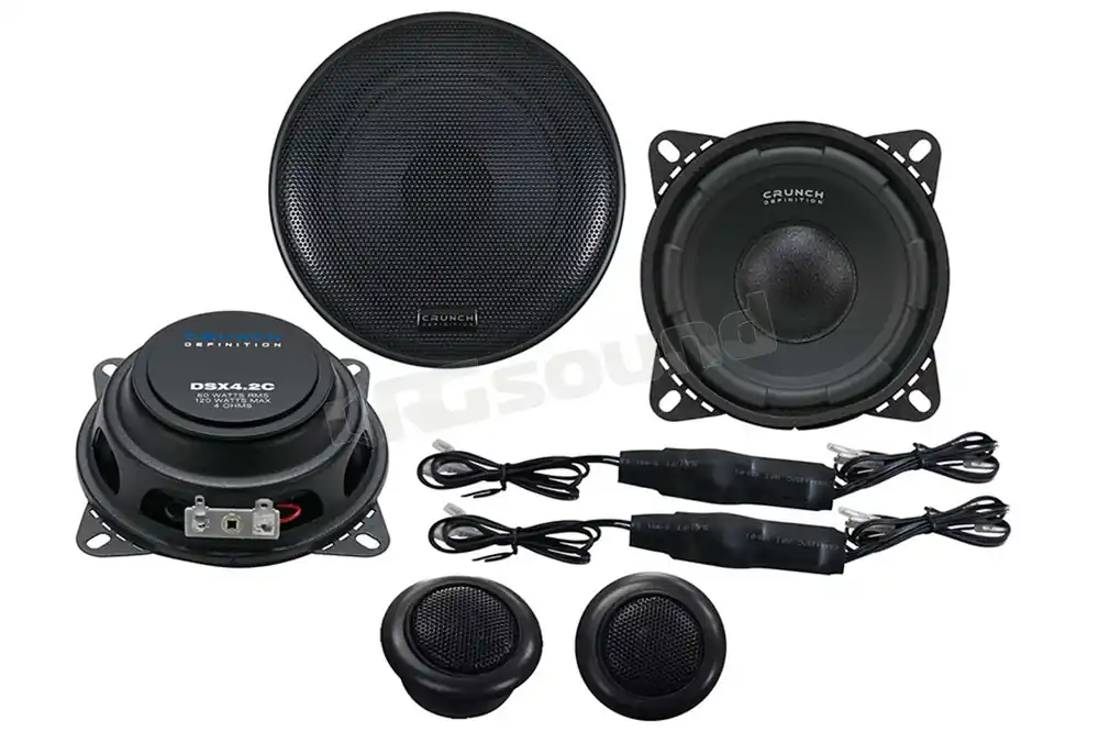 Crunch DSX4.2E Kit di altoparlanti a due vie da 10 cm Sistemi altopa