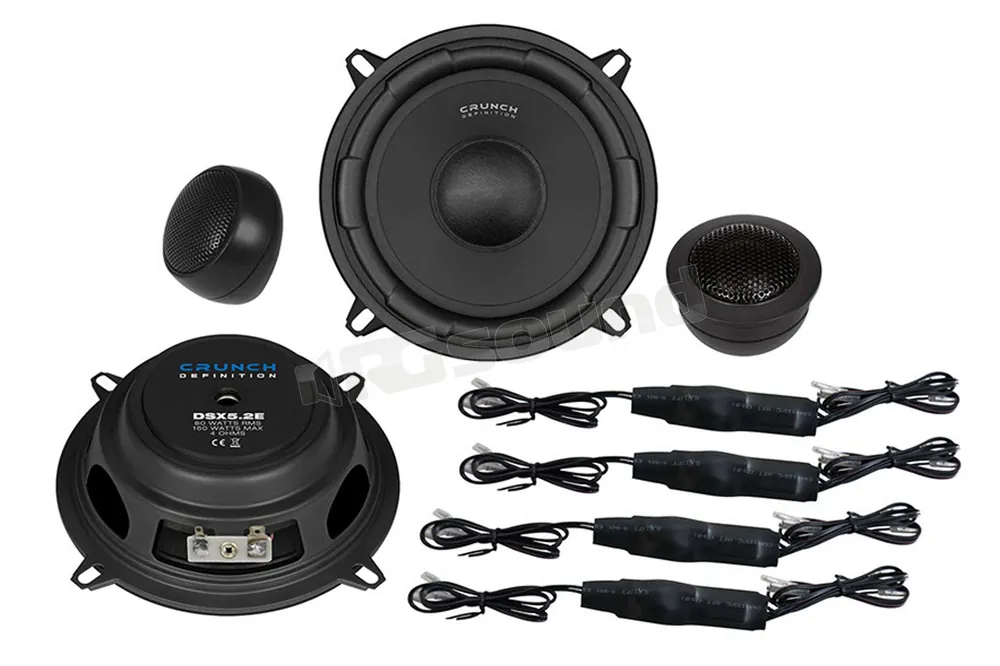 Crunch DSX5.2E Kit di altoparlanti a due vie da 13 cm Sistemi altop