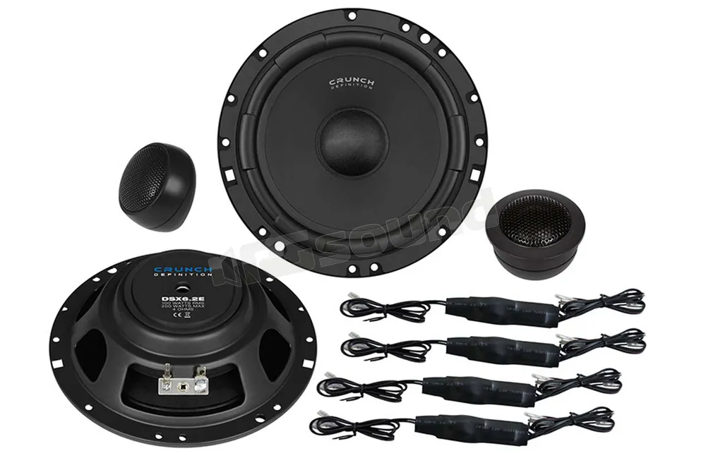 Crunch DSX6.2E Sistema di altoparlanti a 2 vie da 16,5 cm Sistemi al