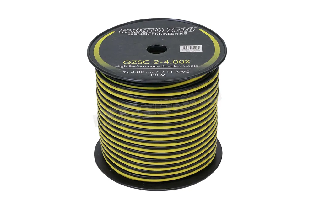 Ground Zero GZSC 2-4.00X 2x 4 mm² bobina 100 metri Cablaggi e acces