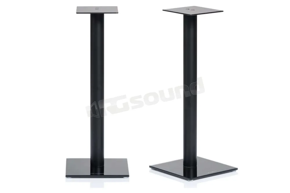 NorStone EPUR STAND BLACK acciaio nero e vetro nero Supporti TV LCD