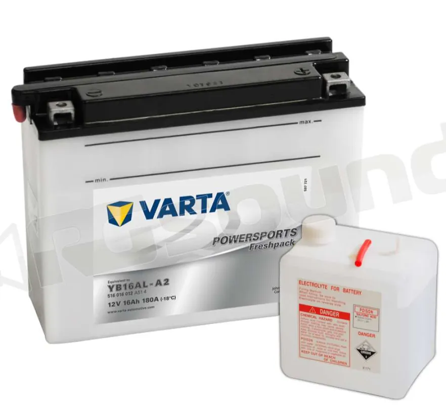 Varta B16AL-A2 516016018 - Batteria 12V con 16 Ah Batterie per moto