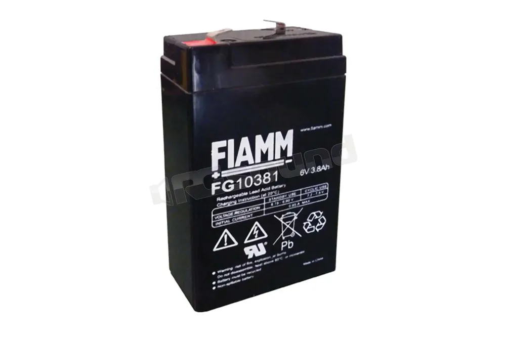 Fiamm FG10381 Confezione con 16 batterie Batterie per avviamento e s