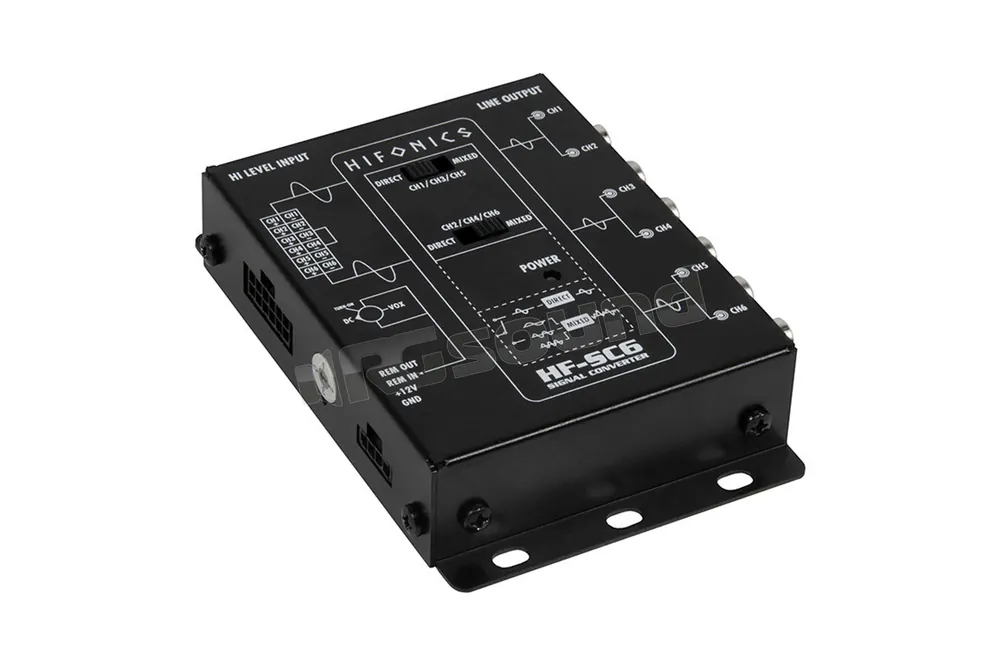 Hifonics HF-SC6 convertitore da alto a basso livello a 6 canali Ampl