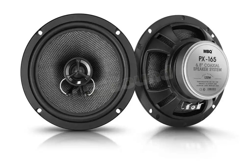 MBQ PX 165 coassiali 165mm a 2 vie dal cono in fibra di vetro Coassi
