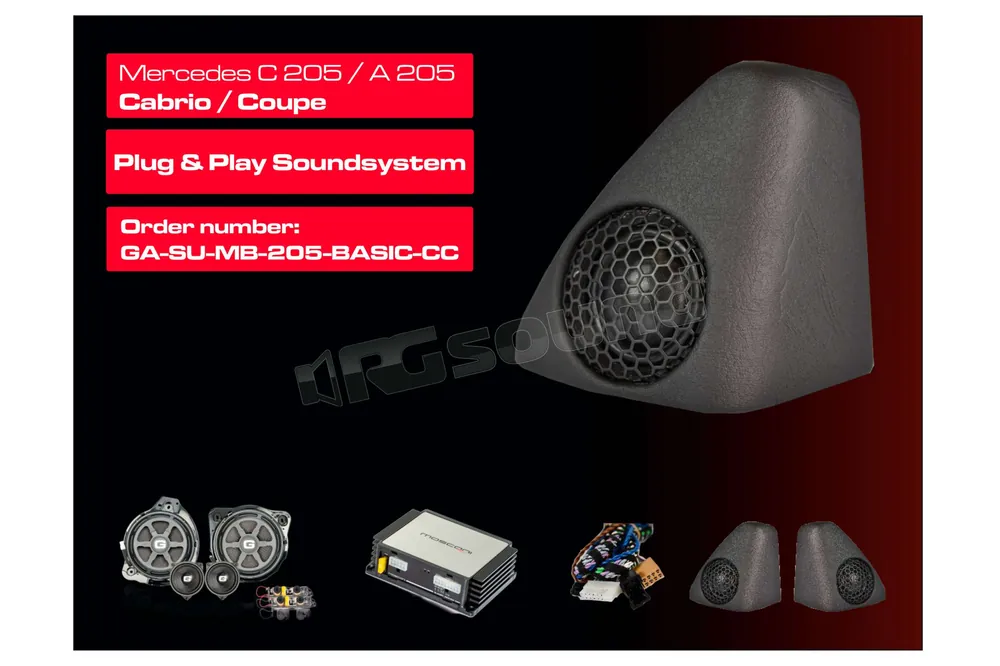 Mosconi SU-MB-205-BASIC+ kit Plug & Play con altoparlanti e DSP per Me