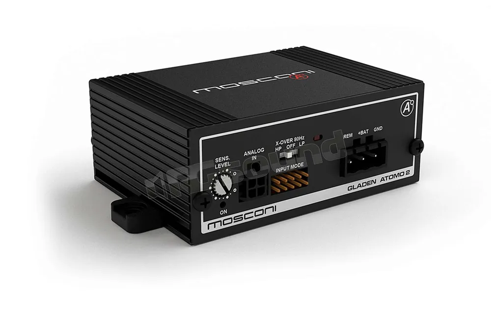 Mosconi ATOMO 2 24V Amplificatore 24V a 2 canali ultracompatto in clas