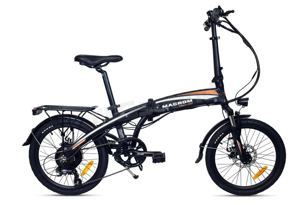 Macrom Milano 2.0 e-bike ripiegabile con pedalata assistita, cambio Sh
