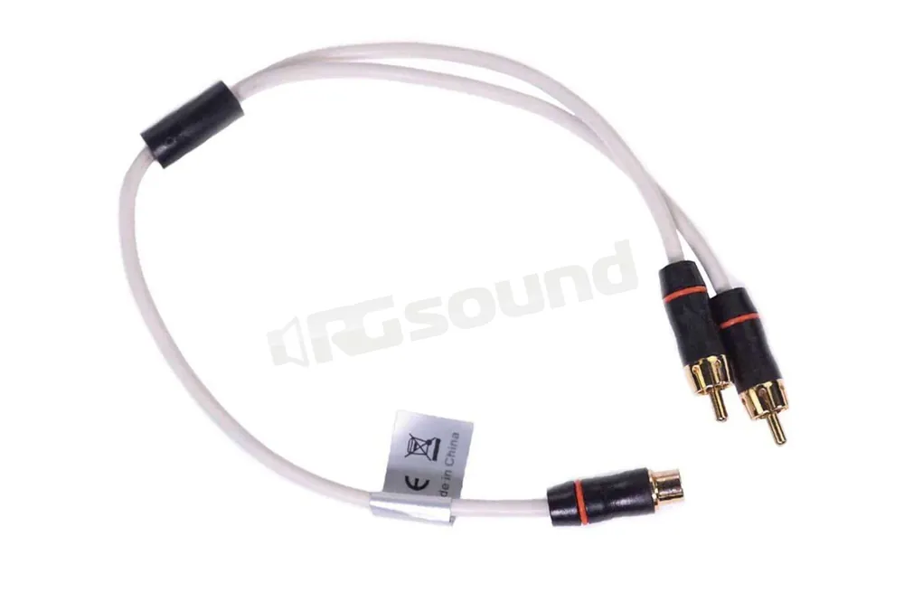 Fusion 010-12621-00 MS-RCAYM Splitter RCA, doppia schermatura 1 x F, 2
