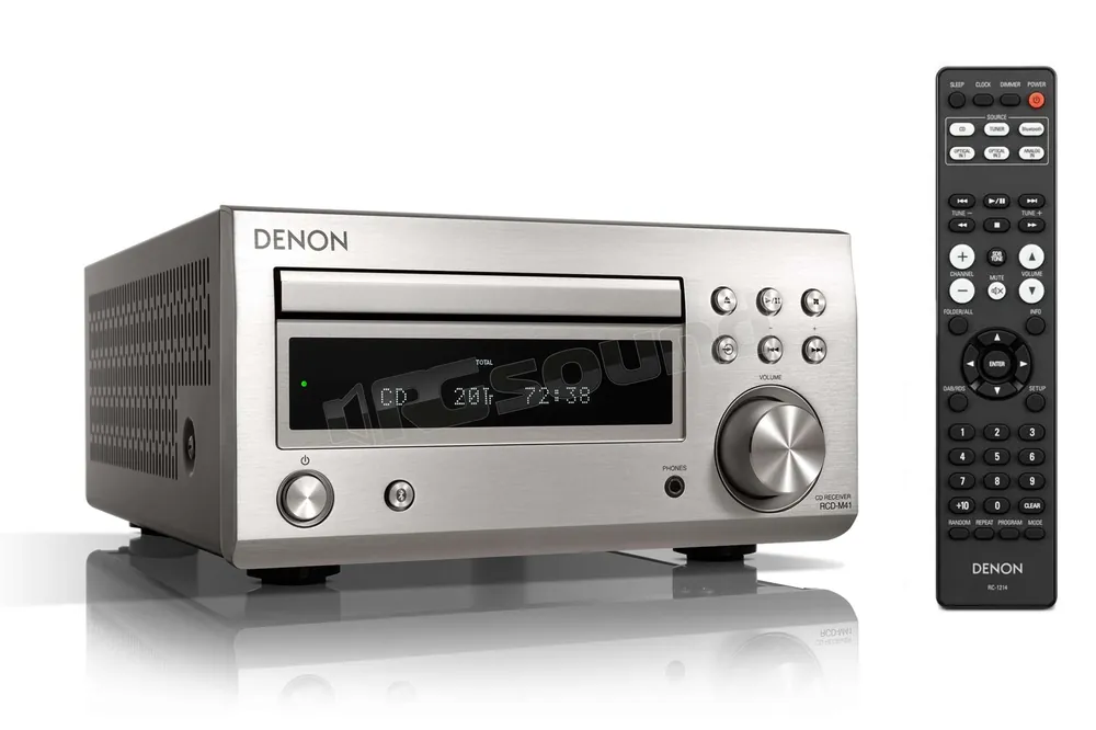 Denon RCDM41DAB Sintoamplificatore Micro HiFi con CD e Bluetooth - Arg