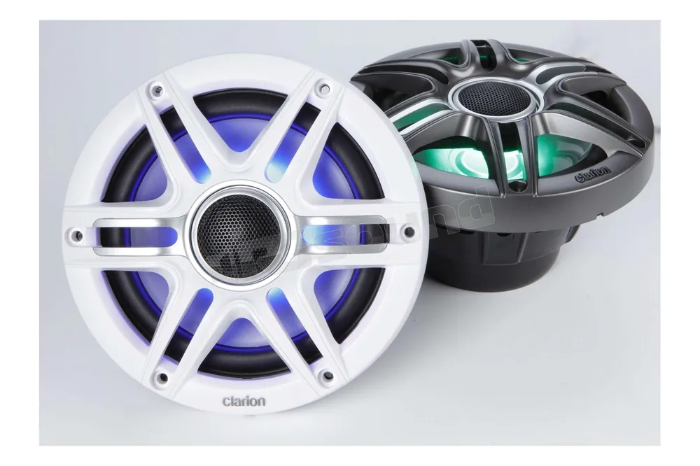 Clarion CMSP-651-RGB-SWG altoparlanti coassiali nautici 165mm a 2 vie