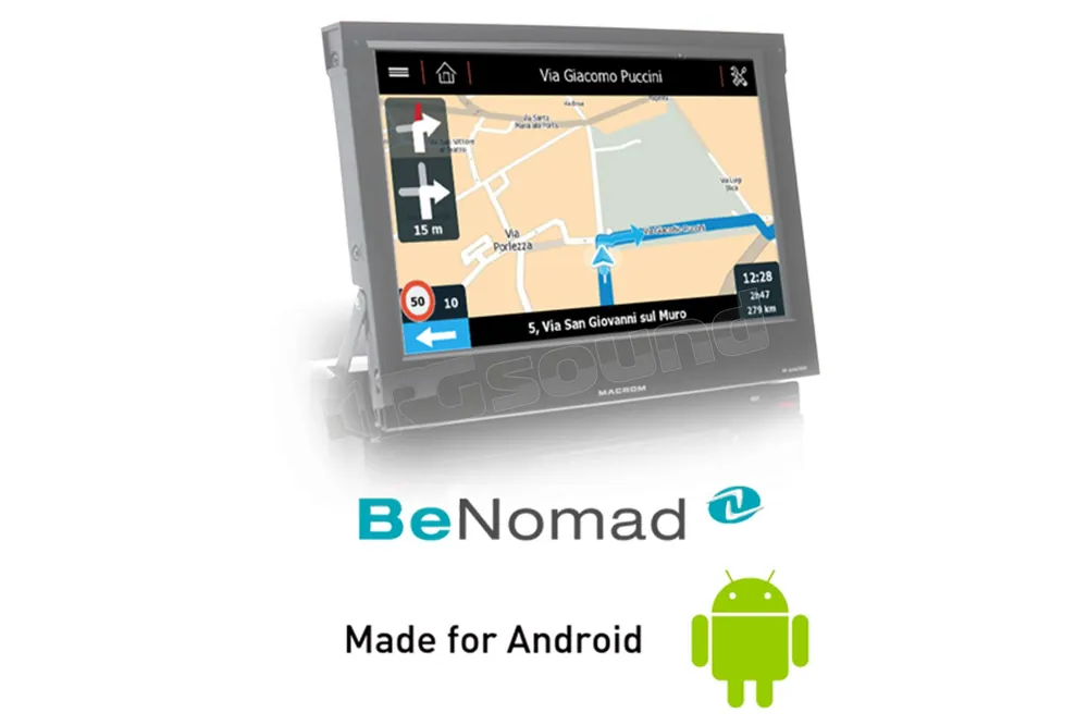 Macrom M-NV.AN19FEU Navigazione Europa per Android Macrom Navigatori