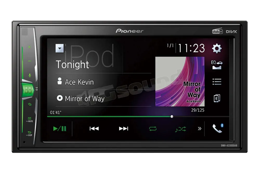 Pioneer DMH-A3300DAB + ANT con DAB+, Bluetooth, USB e Youtube via WebL
