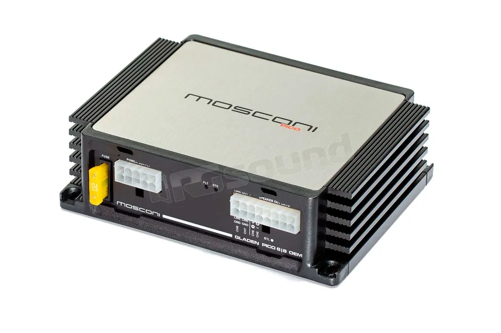 Mosconi PICO 6 8 DSP Amplificatore ultracompatto con DSP a 6 ingressi