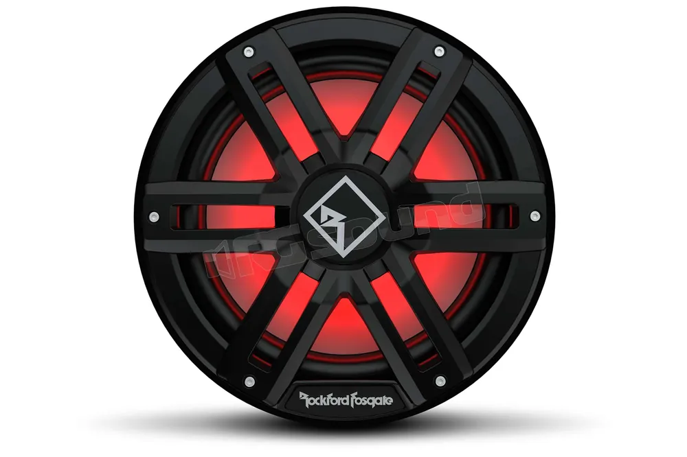 Rockford Fosgate M2D2-12SB Subwoofer 30cm nero- Illuminazione LED Colo