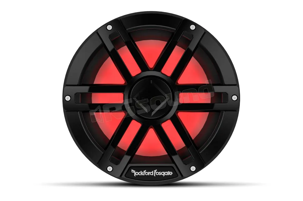 Rockford Fosgate M1D4-10B sub nautico 25cm, doppia bobina 4 Ohm, illum