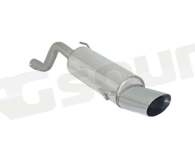 Ragazzon 50.0739.12 Posteriore inox con terminale ovale Sport Line pe
