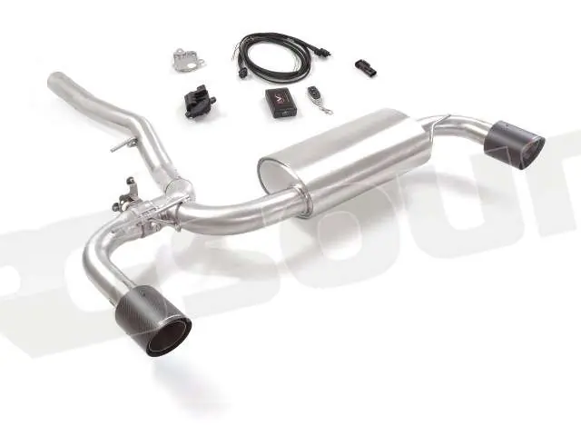 Ragazzon 50.0886.74 Posteriore inox sdoppiato con terminali rotondi pe
