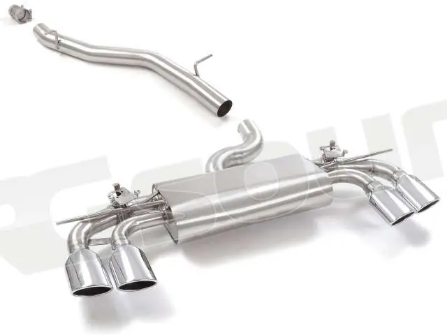 Ragazzon 50.0875.35 Tubo centrale senza silenziatore inox + Posteriore