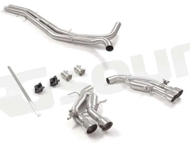 Ragazzon 50.0904.28 Tubo centrale senza silenziatore inox + Posteriore