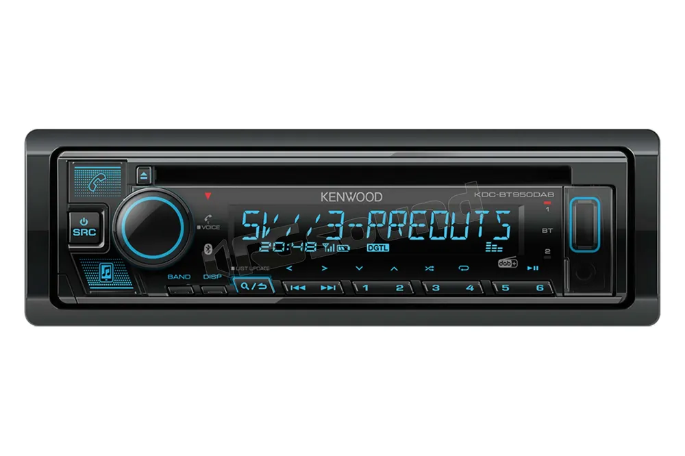Kenwood KDC-BT950DAB lettore CD, USB, Bluetooth, DAB+, illuminazione v