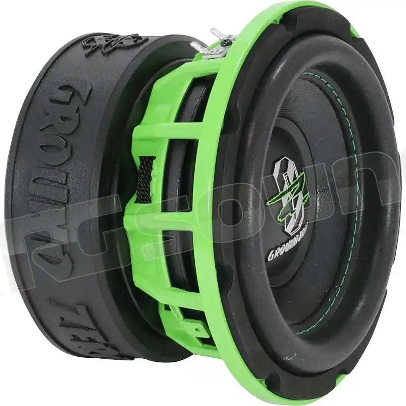 Ground Zero GZHW 16SPL-GREEN subwoofer SPL 16cm, edizione con cestello