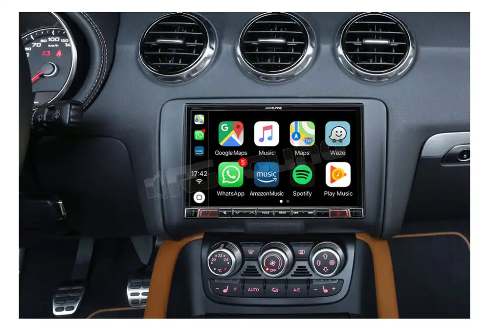 Alpine X803D-TT monitor da 8‘‘ per Audi TT (8J) con navigazione, Apple