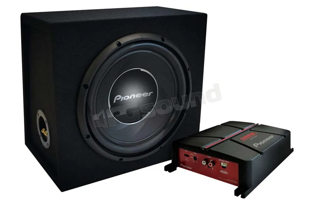 Pioneer GXT-3730B kit amplificatore GM-A3702 + subwoofer TS-W30S4 in c