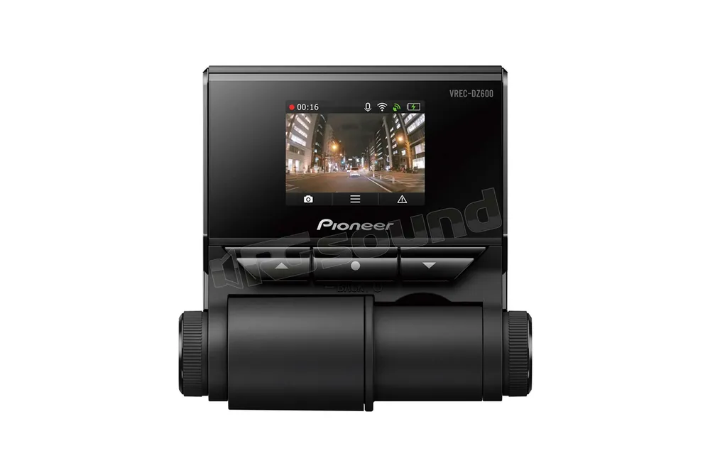 Pioneer VREC-DZ600 Dash Cam Full HD con 27,5 fps. Visione di 160°, GP