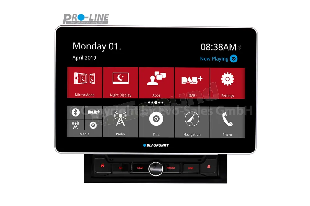 Blaupunkt HAMBURG 990 DAB NAV CAR monitor 10" con navigazione per camp