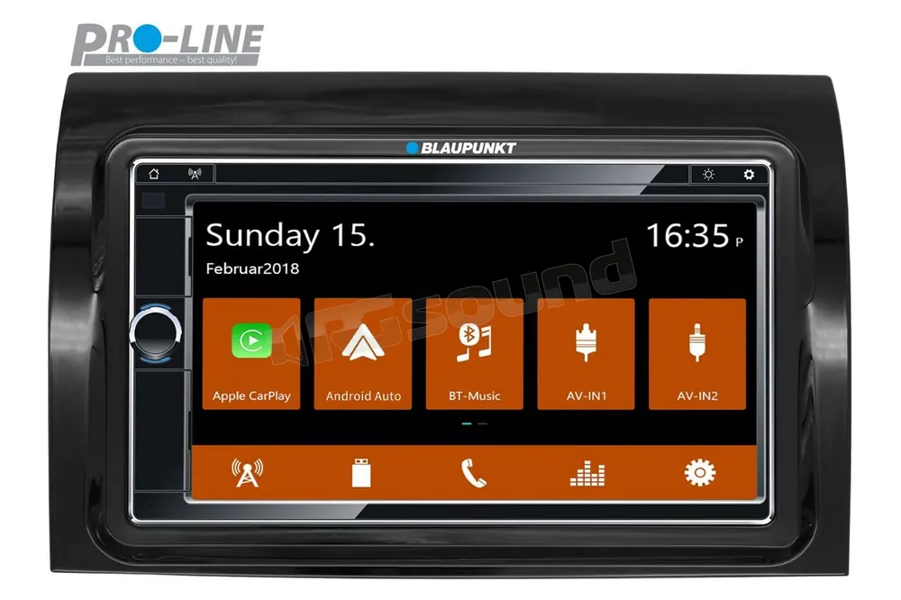 Blaupunkt Camper 590 DAB monitor 6,75‘‘ con Bluetooth, DAB+, USB, Appl