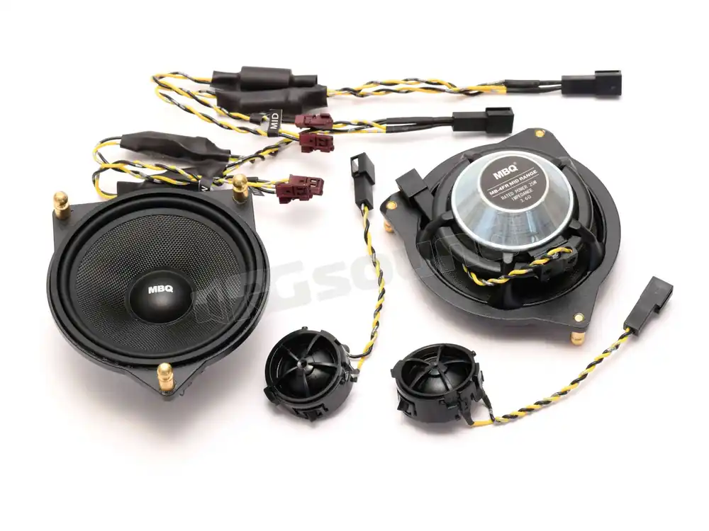 MBQ MB-4FR kit a due vie 10cm per Mercedes Sistemi altoparlanti - Ki