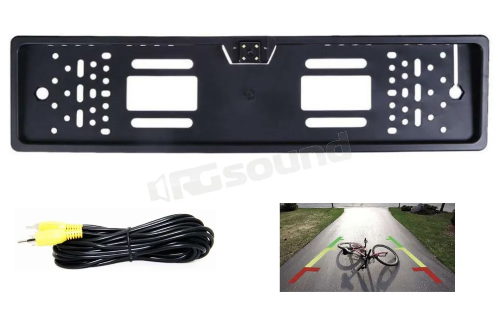 RG Sound DGCTARGA3 retrocamera a porta-targa orientabile, universale