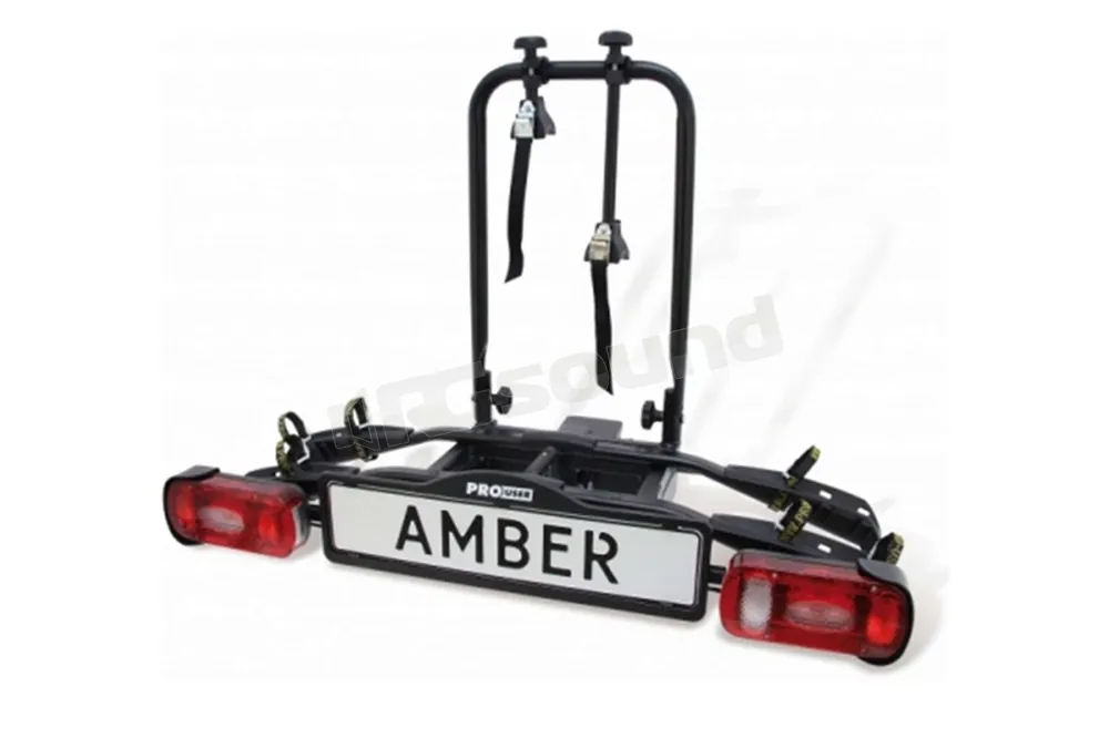 PRO-USER bike AMBER II PRO91729 portabici per 2 bicilette, non pieghev