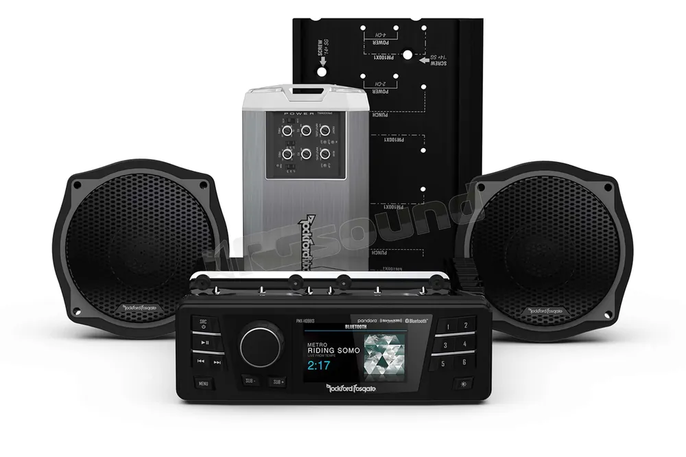 Rockford Fosgate HD9813SG-STAGE2 Sistema audio con sorgente, 2 altopar