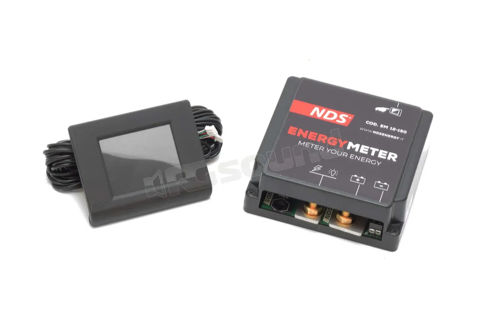 NDS Energy EM12-150 Energy Meter display misuratore stato batterie con