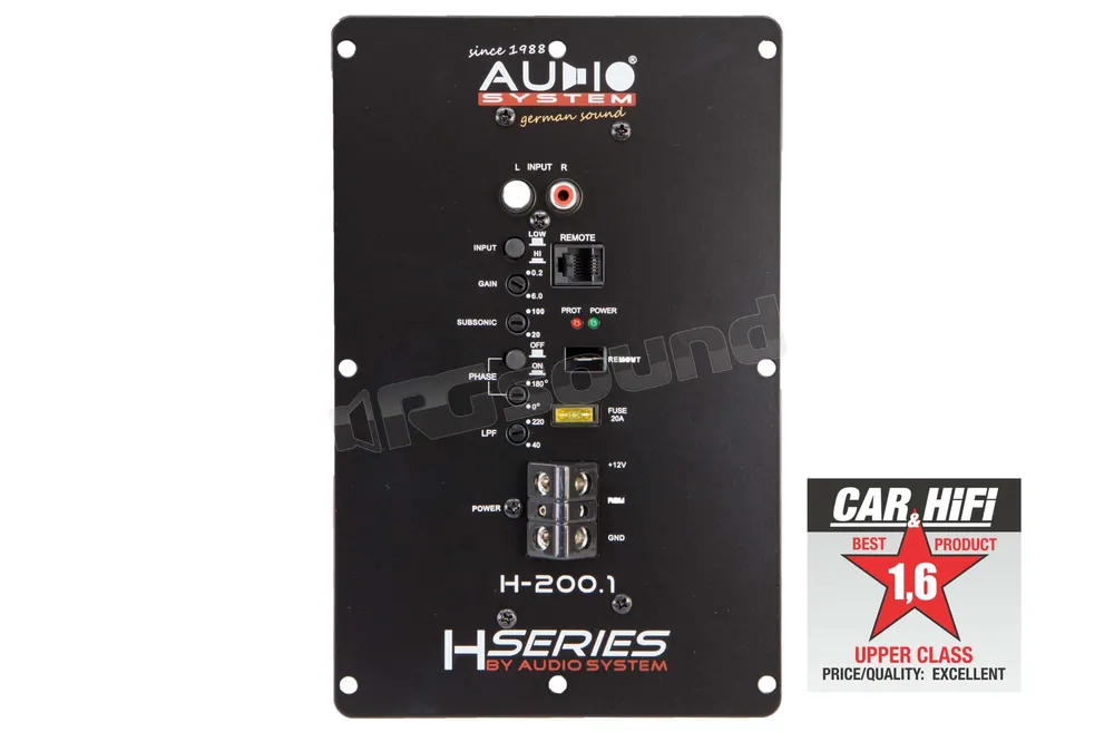 Audio System H-200.1 amplificatore compatto 1 canale, potenza 235 Watt